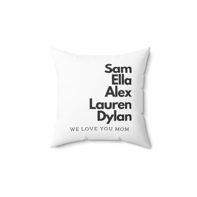 Custom Pillow | Children names | Mother's Day gift ideas | for Mom | Personalized gift idea