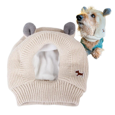 Pet ears knitted hat with earmuffs - Dog Hat