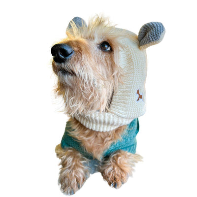 Pet ears knitted hat with earmuffs - Dog Hat