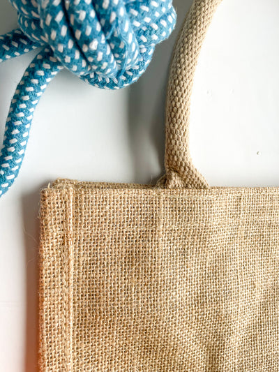 Medium YUTE Bag with Chic Cotton Handles - Effortless Style on the Go!